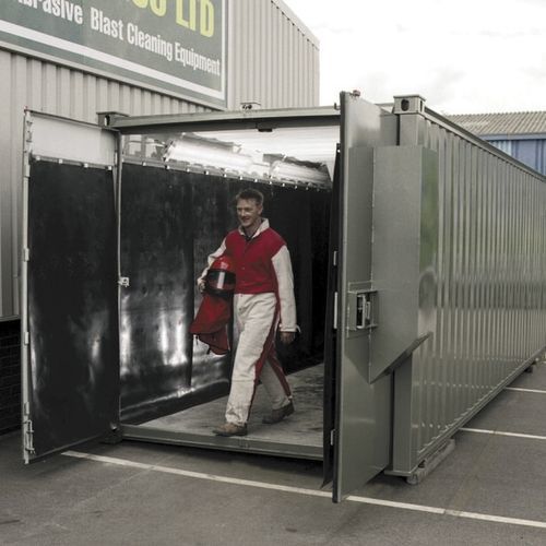 Cabina di sabbiatura a pressione - Hodge Clemco - automatica