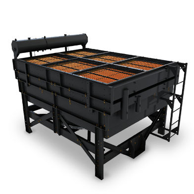 Scambiatore di calore a piastre e alette - API Schmidt-Bretten, API Heat Transfer group - aria-acqua / aria-olio / in rame