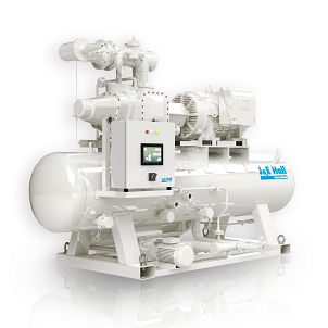 Gruppo compressore a vite - HSP series - J & E Hall International - per tecnologie di refrigerazione