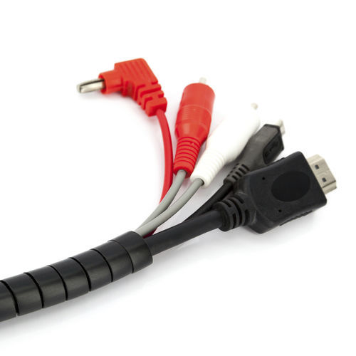 Guaina di protezione - N series - SAFEPLAST OY - a spirale / per cavi elettrici / in polietilene
