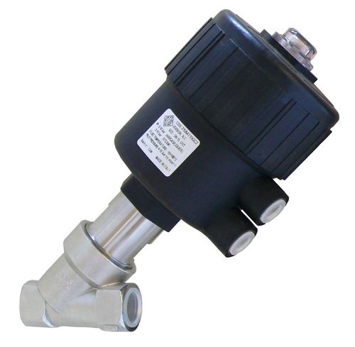 Valvola a comando pneumatico - 21IA series - ODE - per controllo di flusso / a sede inclinata