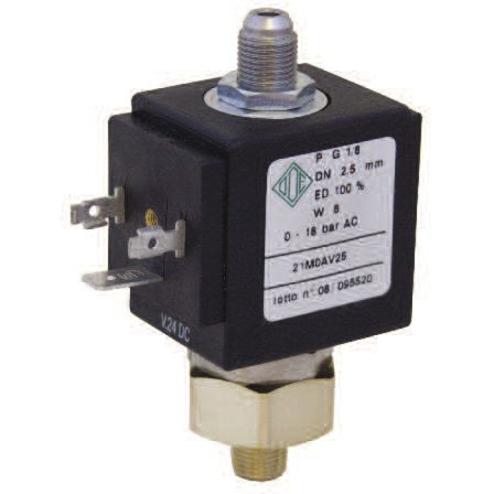 Elettrovalvola ad effetto diretto - 21M - 4144 series - ODE - a 2 vie / NO / aria
