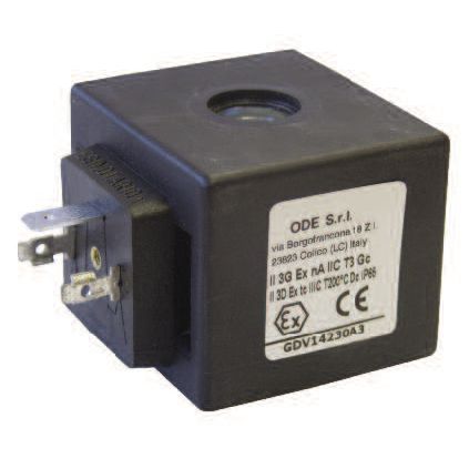 Elettromagnete per elettovalvola - GDV Ex nA series - ODE