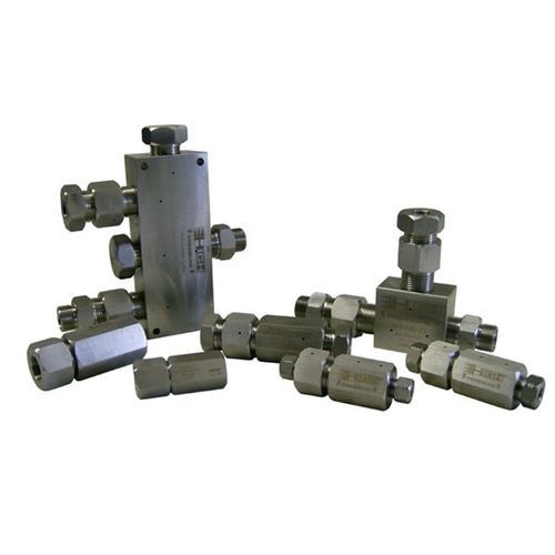 Valvola di ritegno ad alta pressione - VR series - Multi-coupling-system - a pistone / per acqua / per gas
