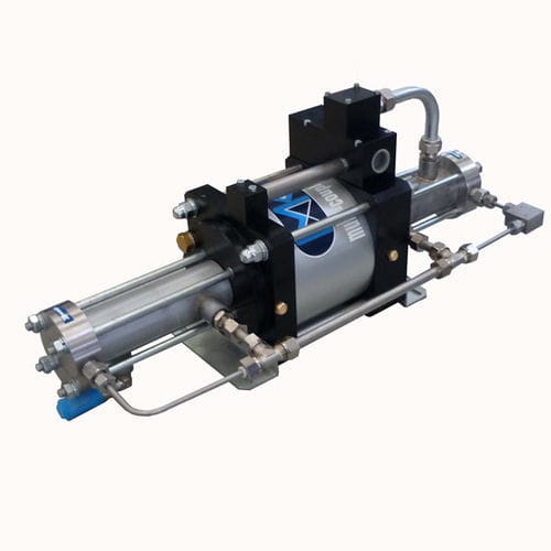 Booster a pistone - GB-40-75 - Multi-coupling-system - di gas / di azoto / di elio