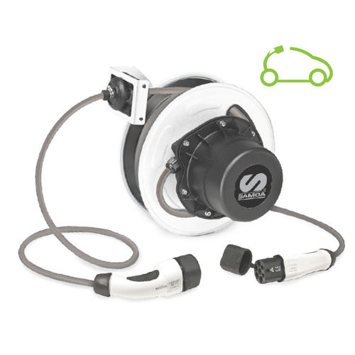 Avvolgitore per tubo - RM-CHARGE - SAMOA Industrial, S.A. - a richiamo automatico / per automobile elettrica / fisso