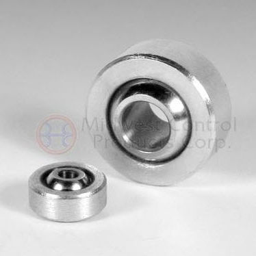 Cuscinetto liscio sferico - COMAT-M series - Midwest Control Products - snodabile / in acciaio / PTFE
