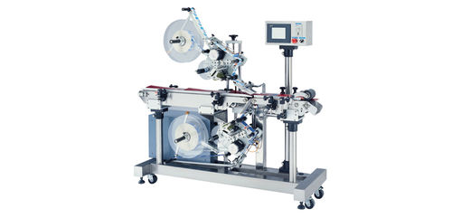 Macchina di etichettatura automatica - AAM-220 - CHYNG CHEEUN MACHINERY CO.,LTD - per applicazione sulla parte superiore del prodotto / orizzontale