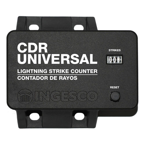 Contatore di colpi di fulmine compatto - CDR-UNIVERSAL - INGESCO - senza monitor / elettromeccanico / IP65