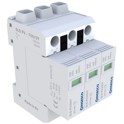 Limitatore di sovratensione di tipo 2 - SLS-PV700 /3Y - INGESCO - per impianto fotovoltaico / a presa / su guida DIN