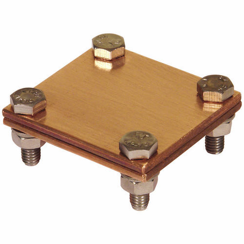 Connettore di messa a terra - 115 series - INGESCO - di alimentazione elettrica / piatto / in rame