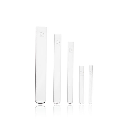 Provetta da laboratorio - 261310106 - DWK life science - in vetro borosilicato / a fondo rotondo / cilindrica