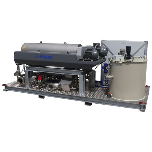 Decanter per disidratazione fanghi - DecaSmart DP45N - Hiller GmbH - centrifugo / orizzontale