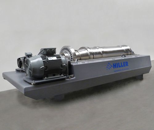 Decanter per ispessimento di fanghi - DecaThick - Hiller GmbH - centrifugo / orizzontale / 2 fasi