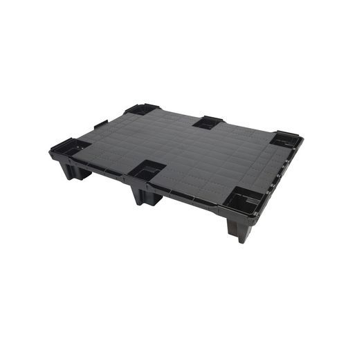 Semi-pallet in plastica riciclata -  SF 600 UL P - SMART FLOW EUROPE - in HDPE / euro / da trasporto