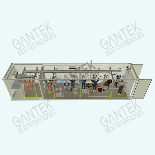 Linea di macellazione in container - CANTEK Cold Storage - Meat Processing - per bovini / per caprini / per ovini