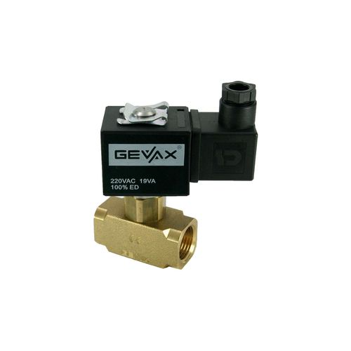 Elettrovalvola ad effetto diretto - 1401-KDND040-060-G220AC - Gevax Flow Control Systems - a 2 vie / normalmente chiusa / per acqua