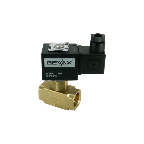 Elettrovalvola ad effetto diretto - 1401-KDND040-060-G24DC - Gevax Flow Control Systems - a 2 vie / NC / per acqua