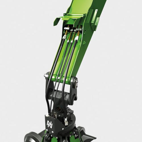 Sistema di attacco rapido per macchina di movimentazione materiali - SENNEBOGEN Maschinenfabrik GmbH