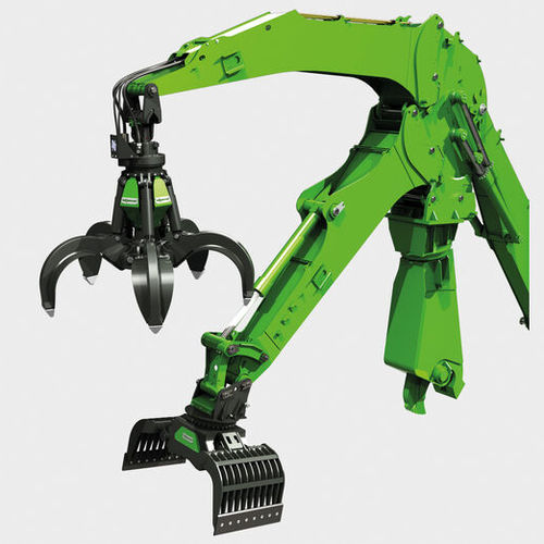 Sistema di attacco rapido per macchina di movimentazione materiali - Vario-Tool - SENNEBOGEN Maschinenfabrik GmbH