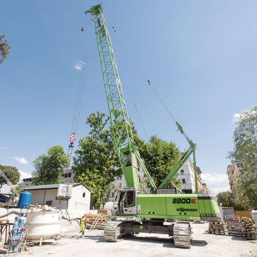 Gru cingolata - 2200 G - SENNEBOGEN Maschinenfabrik GmbH - con braccio / telescopica / tralicciata