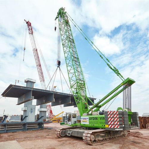 Gru cingolata - 5500 G - SENNEBOGEN Maschinenfabrik GmbH - con braccio / tralicciata / per cantiere