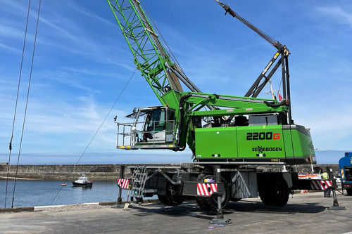 Gru portuale - 2200 G - SENNEBOGEN Maschinenfabrik GmbH - semovente / con braccio / tralicciata