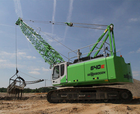 Gru cingolata - 640 HD - SENNEBOGEN Maschinenfabrik GmbH - con braccio / tralicciata / per cantiere