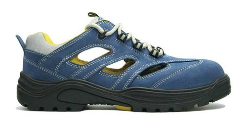 Scarpe antinfortunistiche per cantiere - VL1322878 - Suzhou I-Best shoes co., Ltd. - antiperforazione / in pelle / aperta