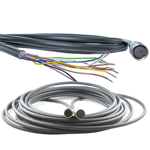 Cavo elettrico di dati - AK12 series - ETH-messtechnik gmbh - DIN / blindato / per sensore