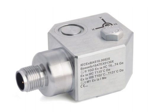 Accelerometro triassiale - HS-173I series - Hansford Sensors - piezoelettrico / a sicurezza intrinseca / IP67