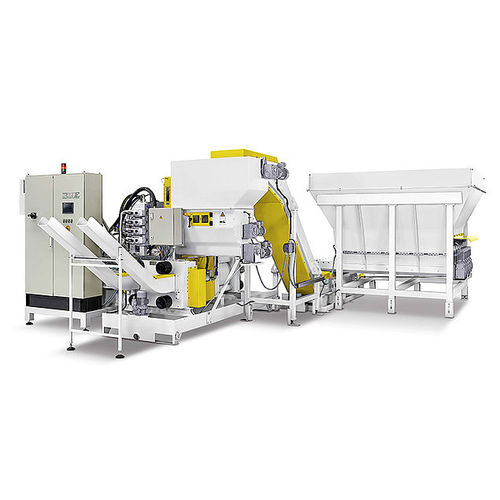 Bricchettatrice di trucioli metallici - RUF 75-90 - RUF. BRIQUETTING SYSTEMS - per bricchetti cilindrici / automatica