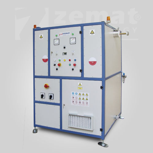 Alimentatore elettrico da terra - Zemat Technology Group - AC/AC / a commutazione / per riscaldamento a induzione
