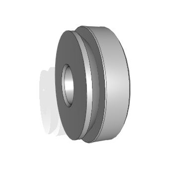 Cuscinetto liscio sferico - DGE-AW series - Nadella Group - assiale / in acciaio / PTFE