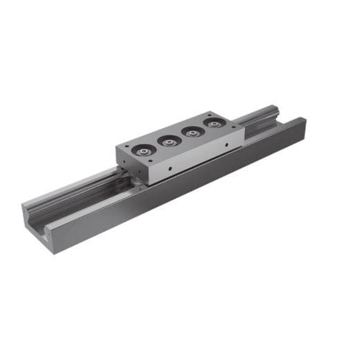Guida lineare a rulli - C4 RCL series - Nadella Group - in plastica / in acciaio inossidabile