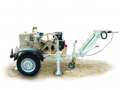 Cabestano con motore diesel - ARS200 - TESMEC - per cavo / a corda / di trazione