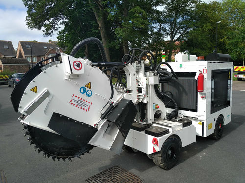 Trencher sega per roccia - SC4P - TESMEC - su ruote