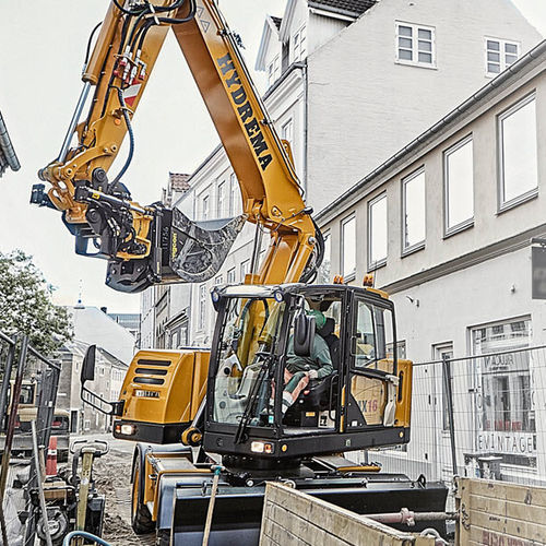 Escavatore intermedio - MX 14 / MX 16 - Hydrema A/S - gommato / Tier 4 intermedia / per cantiere di costruzione