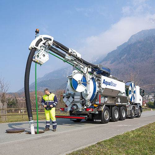 Sistema di pulizia ad acqua - Aquastar  - KAISER AG Fahrzeugwerk - sottovuoto / ad alta pressione