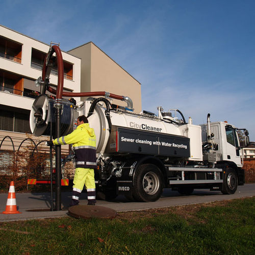 Camion idropulitore - CityCleaner - KAISER AG Fahrzeugwerk - con riciclaggio dell'acqua