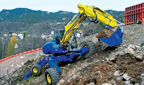 Midi-escavatore - S2 - KAISER AG Fahrzeugwerk - gommato / Tier 3 / per cantiere di costruzione