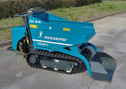 Mini dumper cingolato - TC90 - Messersì S.p.A. - diesel / con benna elevatrice / autocaricante