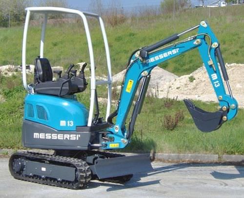 Miniescavatore - M-13K - Messersì S.p.A. - cingolato / Tier 2 / per cantiere di costruzione
