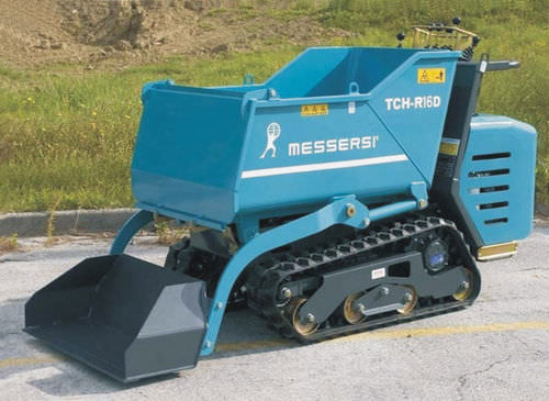 Mini dumper cingolato - TC120D - Messersì S.p.A. - diesel / con benna elevatrice / autocaricante