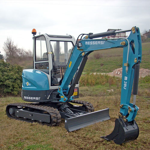 Miniescavatore - M-38 U - Messersì S.p.A. - cingolato / Tier 2 / per cantiere di costruzione