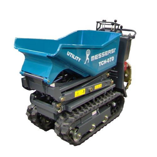 Mini dumper cingolato - TC50D - Messersì S.p.A. - elettrico / a benzina / con benna elevatrice