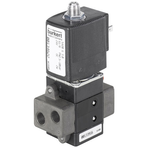 Distributore pneumatico a valvola - 5420 - BÜRKERT FLUID CONTROL SYSTEMS - azionato tramite solenoide / a comando assistito / pneumatico
