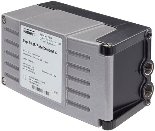 Posizionatore per valvola elettropneumatico - 8635  - BÜRKERT FLUID CONTROL SYSTEMS - a frazione di giro / lineare / IP65