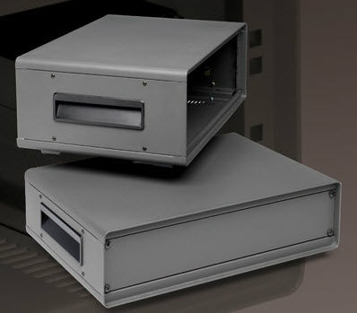 Scatola rack 19" - EP Series - RETEX - rettangolare / in lamiera
