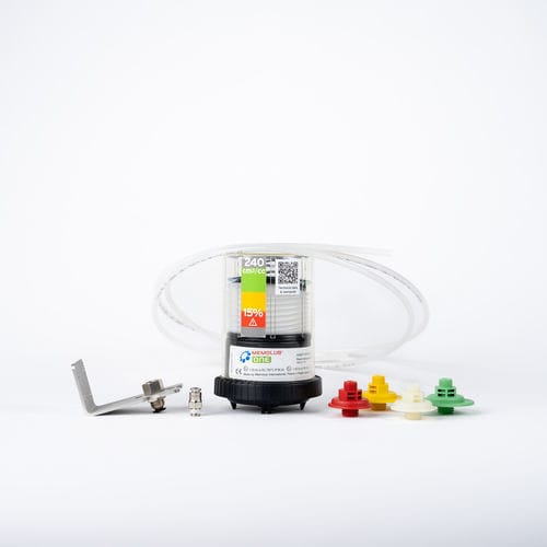 Lubrificatore a punto singolo - MEMOLUB® ONE - MEMOLUB - ricaricabile / programmabile / automatico